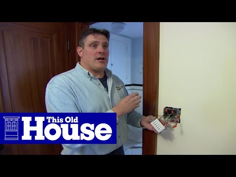 How to Install a Bathroom Fan | Ask This Old House