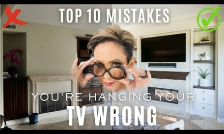 How to Hang and Arrange Your TV | 10 Most Common Interior Design Mistakes